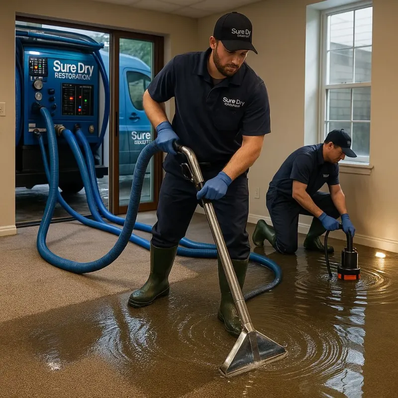 Water Extraction and Removal process in Walden, TN
